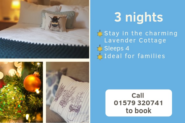 Christmas breaks at Lavender Cottage Cornwall