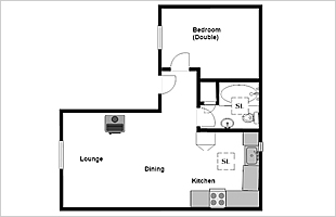 Rosemary Cottage floor plan