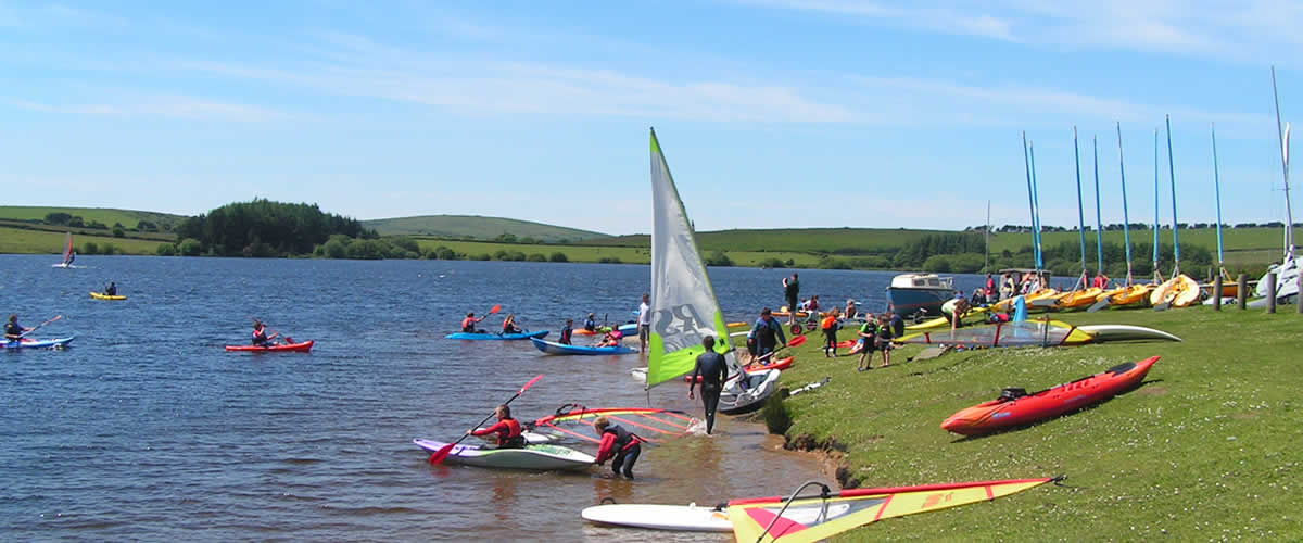 Siblyback Lake offers sailing and watersports