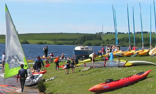 Siblyback Lake offers a multitude of watersports activities